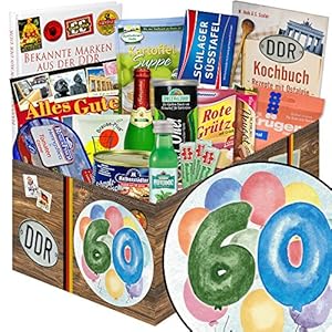 60. Geburtstag / Geschenke zum 60 Geburtstag Frau / DDR Spezialitäten-Box