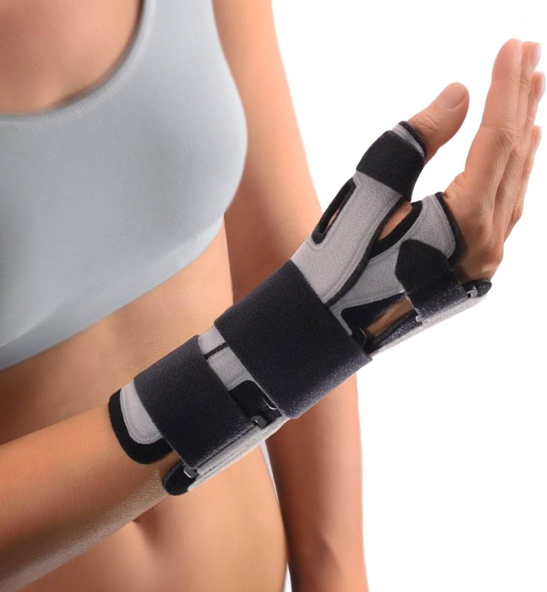 Bort SellaTex Wrist Spica and Thumb Fracture SplintGrayL