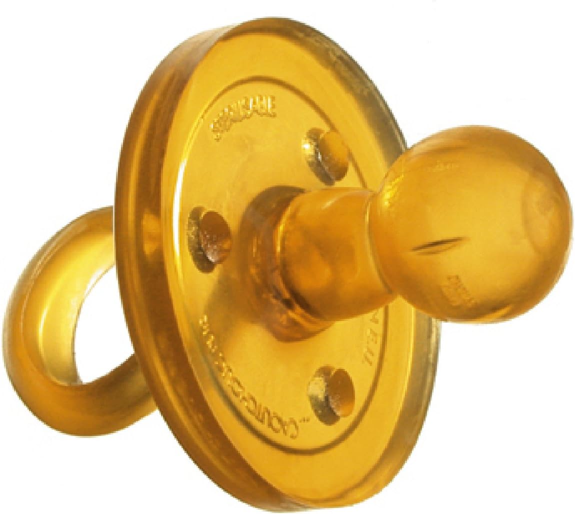 Goldi Sauger 10082.GOLDI Dummy Rounded End Natural Rubber 12 Months and Over by Goldi Sauger