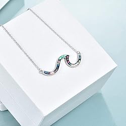 YFN Wave Necklace Sterling Silver Ocean Wave