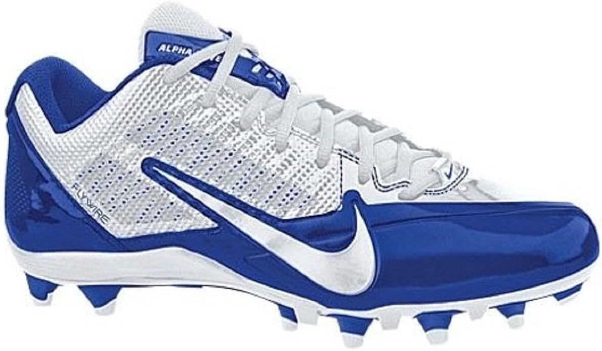 royal blue and white football cleats