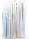 Acc U Rate 172 Pcs. Clear With Stripe Boba Straws