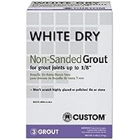 Custom Building Product Custom Building Product-WDG5-4 WDG5 5 lb Non-Sanded Tile Grout, 5-Pound, White|Whites