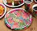 Disposable Dinnerware Set - Serves 24 - Tropical Party Supplies for Birthdays, Parrot Designs - Includes Plastic Knives, Spoons, Forks, Paper Plates, Napkins, Cups
