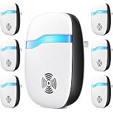 (2026 Upgraded) Ultrasonic Pest Indoor Repeller - Stronger Driving Force, Repellent for Mouse, Rats, Roaches, Bugs, Ants, Spiders, Plug-in Control Device, Silent Home (6 Pack)