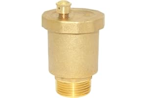 Beduan Brass 10500-VE Automatic Float Valve, 3/4" Male Thread Air Release Valve Air Bleeder Valve Vent Valve
