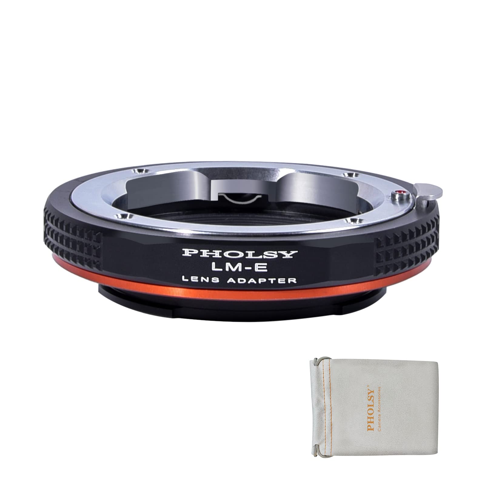 PHOLSY for Leica M LM, Zeiss ZM, Voigtlander VM Mount Lens, Lens Mount Adapter Compatible with Leica M to Sony E Camera Body a9 ii, a7S iii/ii, a7R v/iv/iii, a7R, a7C, a7 iv/iii, a7, a6600, NEX etc.