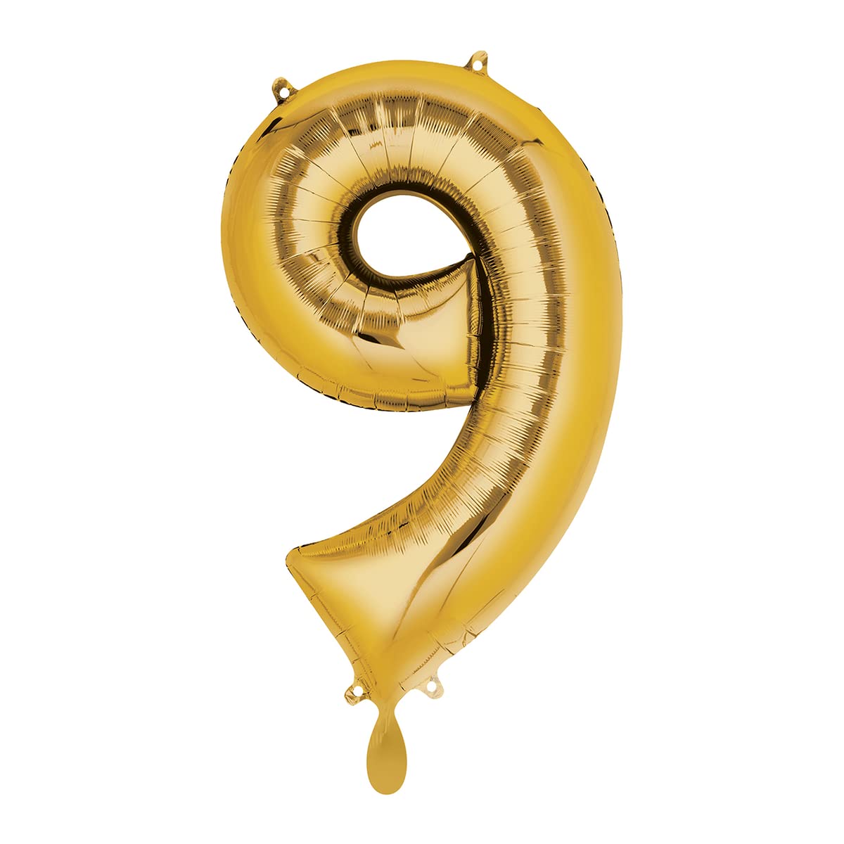 Amscan 3656201 Mid Size Number 9 Gold — image 1