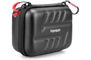 Vamson DIY Carrying Case for GoPro Hero 9 8 7 6 5 4 3 Max, DJI Osmo Pocket Action, Insta360 One R,Hard Protective Travel Bag 