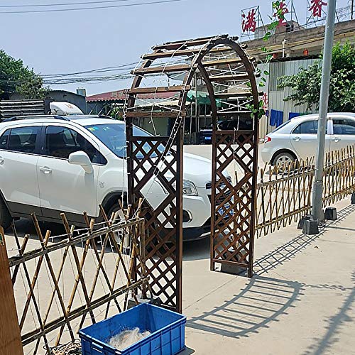 REXX Torbogen Rankenbogen Gartenpergola Rosenbogen Freistehend Gartenlaube für Kletterpflanzen Romantischer… – Bild 5