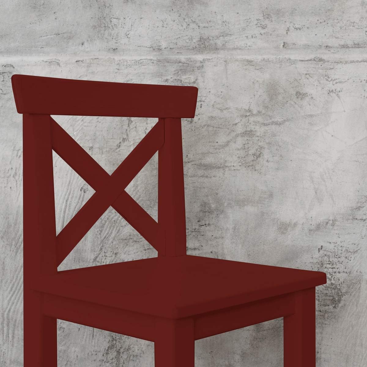 Hemway Chalk Paint Raspberry Red Furniture Paint 1L, Matt Finish Shabby Chic, Chalk Furniture & Walls, Quick Dry & 1 Coat - Image 4