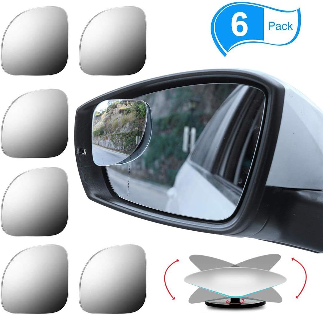 Amazon Bigbigjk 6個パック ブラインドスポットミラー Hdガラスフレームレス 凸面バックサイドミラー 360 回転 調節可能な貼り付けデザイン Suv 車 トラック バン 運転安全 ミラー パーツ 車 バイク Amazon Bigbigjk 6個パック ブラインドスポットミラー Hdガラスフレームレス 凸面バックサイドミラー 360 回転 調節可能な貼り付けデザイン Suv 車 トラック バン 運転安全 ミラー パーツ 車 バイク