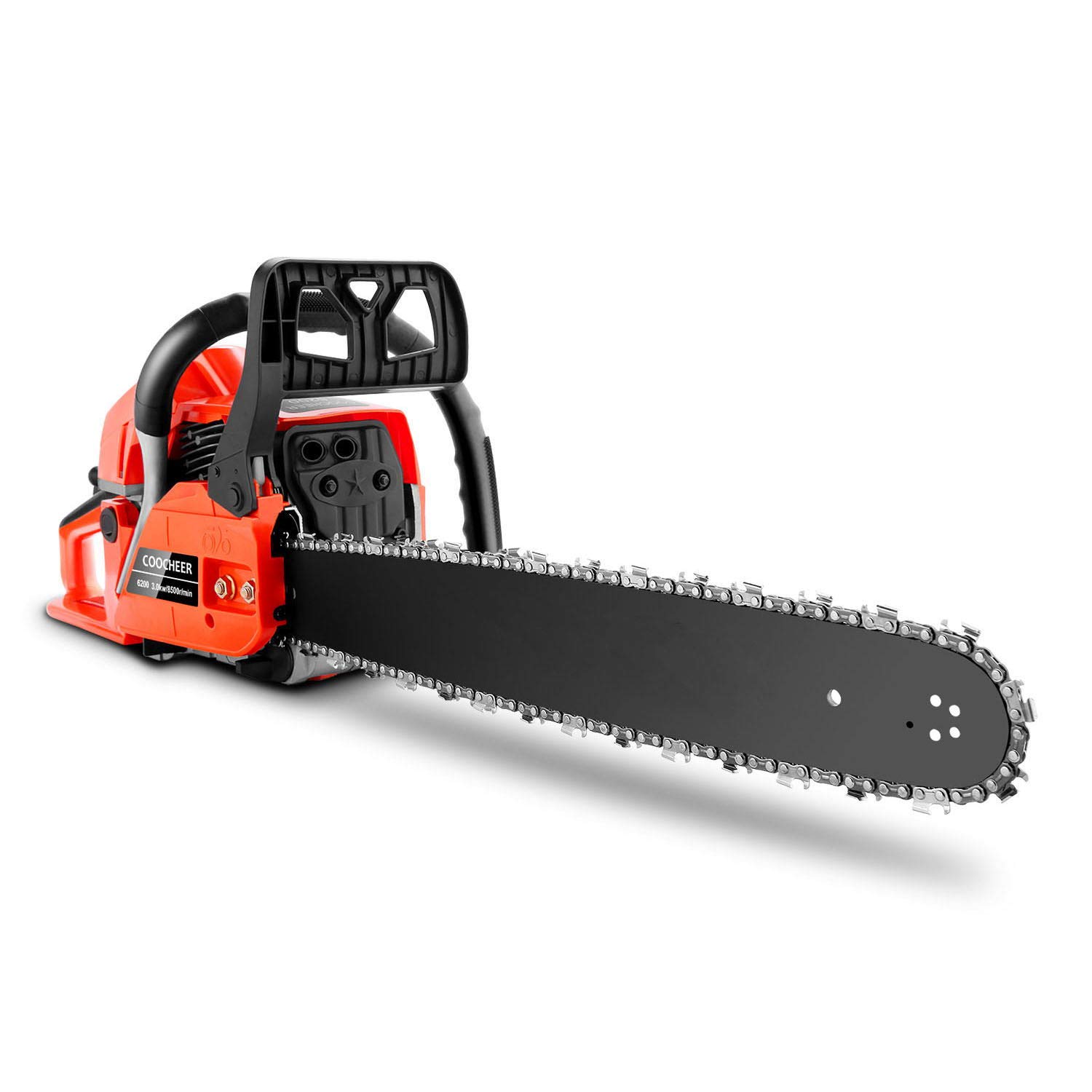 Coocheer 62cc 3.5HP Gas Chainsaw 20" 2 Strokes Petrol Chain Saw Tool