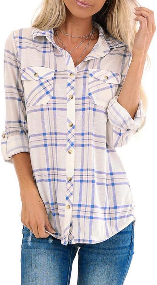 Springfield Mujer Tops De Mujer Elegante Blusa Casual Camisas De