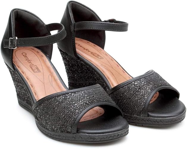 sandalia plataforma comfortflex