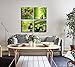 Contemporary Zen Art Giclee Canvas Prints Framed Canvas Wall Art for Home Decor Perfect 4 Panels Wall Decorations for Living Room Bedroom Office Each Panel Size:12x12inch