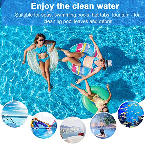 Homga Fine Mesh Pool Net, Professional Pool Skimmer, Swimming Pool Leaf Net for Cleaning Pool Rake Pool Cleaning Supplies (Pole is not Included)