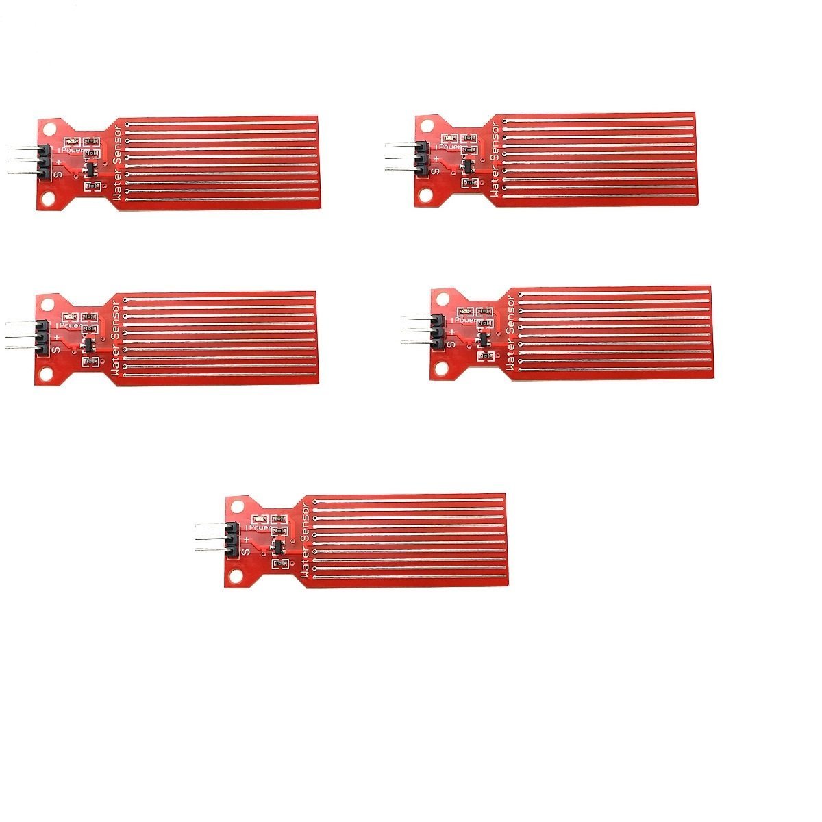 DollaTek 5PCS Water Level Sensor Liquid Water Droplet Depth Detection Sensor for Arduino