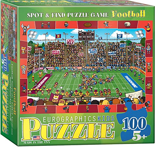 EuroGraphics Football Spot & Find Puzzle (100-Piece)
