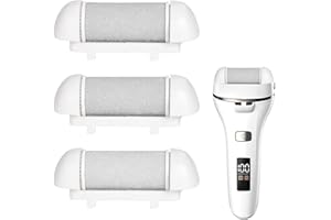 Vesaneae 3 PCS Electric Callus Remover Rollers Refill, 3 Different Types Replacement Rollers Heads, Foot Care Pedicure Tools 