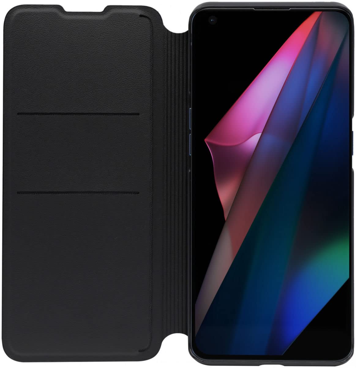 Oppo Find X3 PRO PU Flip Cover Black