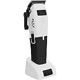 TPOB Play Barber Hair Clippers for Men 7500 RPM with Rubber Grips (White)