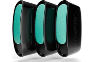 MySharps - 3-Pack Original Pocket Sharps Container for Diabetic Pen Needles & Test Strips | Compact & Portable | Small Sharps Containers for Home Use & Travel | Safe Bio-Hazard Lock | Black/Green