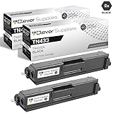 CS Compatible Toner Cartridge Replacement for Brother TN433 TN431 TN-433 TN-431 TN433BK/TN431BK 2 Black for HL-L8260CDW HL-L8360CDW HL-L8360CDWT HL-L9310CDW HL-L9310CDWT HL-L9310CDWTT