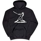 ChalkTalkSPORTS Baseball Standard Sweatshirt | Baseball Player | Youth and Adult Sizes