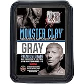 Monster Clay Premium Grade Modeling Clay (Gray -Medium - 4.5lb)