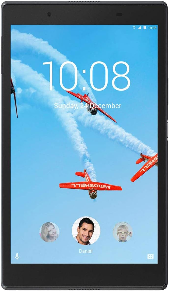 Lenovo Tab 4 8 Plus (ZA2F0156GB) 4G LTE Tablet PC Qualcomm Snapdragon 625, 3GB RAM, 16GB Storage, Android 7.1, Black 8-inch