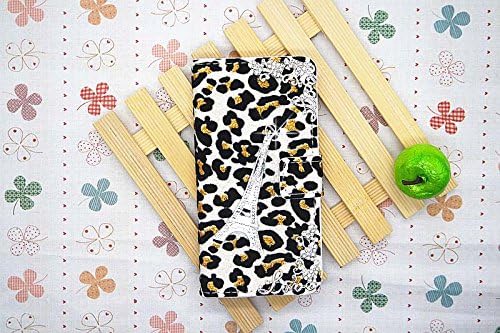 white Luxury Diamond Crystal Perfume PU Leather Wallet Card Holder Flip Case Cover For HTC One Remix / Mini 2
