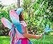 Enchantly Fairy Costume - Fairy Wings for Girls - Butterfly Costume for Girls - Hot Pink and Blue Wings, Tutu, Wand and Halo