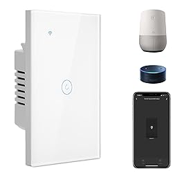 BSEED Smart Light Switch,1 Gang WiFi Touch Switch