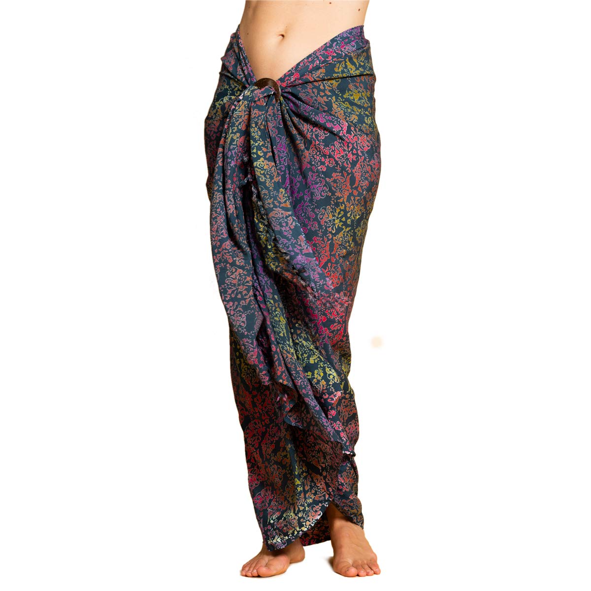 PANASIAM Sarong B024 Colored petrol, L — image 1