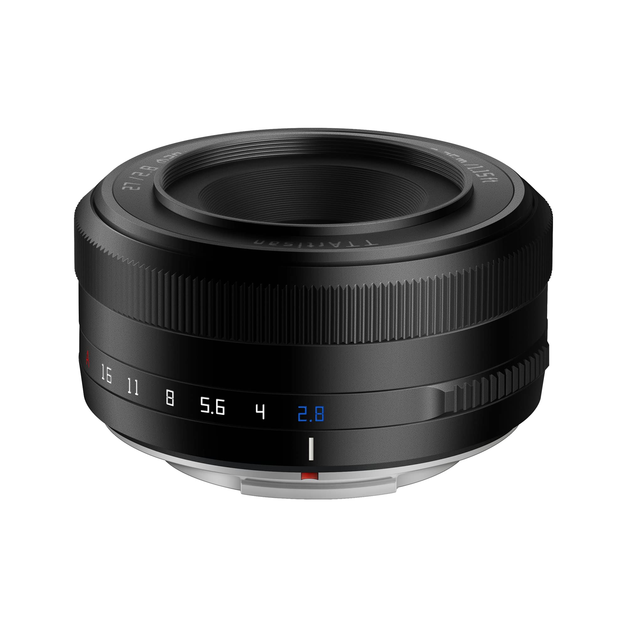 TTARTISAN AF 27mm F2.8 Fuji X Autofocus Lens, APS-C Ultra-Compact Pancake Lens Full Metal Body with Clicked Aperture Ring for Fujifilm X Mount Cameras (Black)