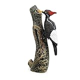HOMNIVE Birds Figures - Realistic Black Woodpecker