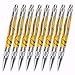 Legacy Woodturning, Gear Click Pen Kit - Chrome, 8 Pack