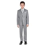 Marvelous World Boys Suits Light Gray Slim Fit Size