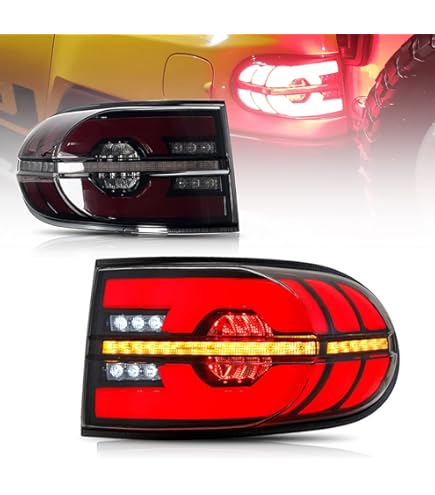 Amazon.com: Anzo USA 311184 Smoke LED Tail Light for Toyota Fj