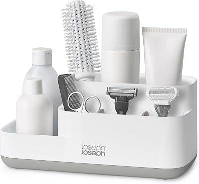 Joseph Joseph Bathroom Caddy Plastic Grey White Regular