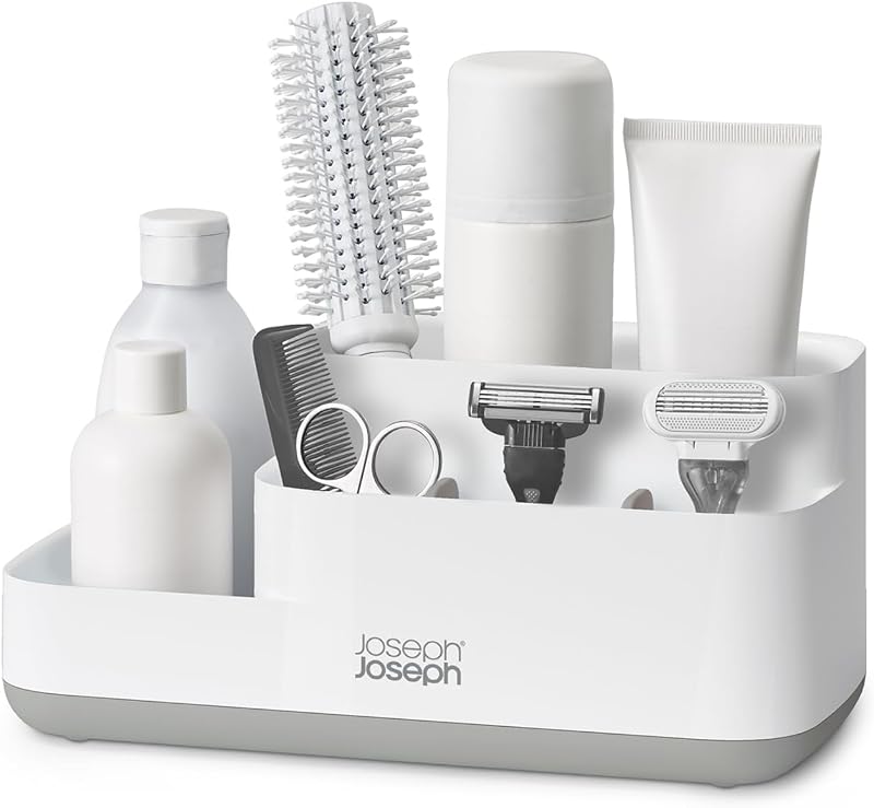 Joseph Joseph Bathroom Caddy Plastic Grey White Regular