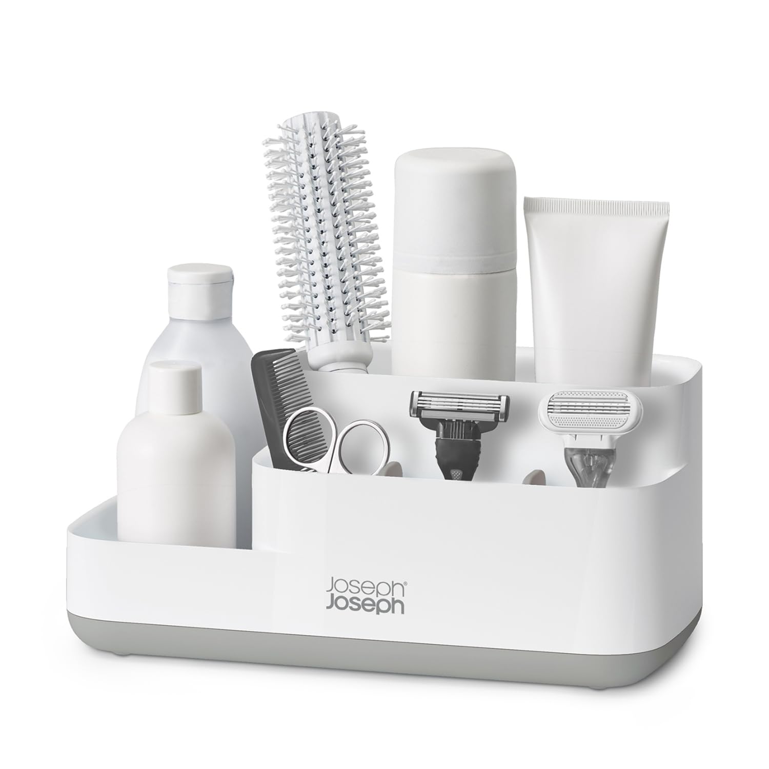 Joseph Joseph Bathroom Caddy, Plastic, Grey/White, Regular