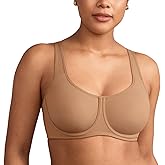 DELIMIRA Women's Confishape Full Coverage Bra Plus Size T Shirt Supportive Underwire Unlined Comfortable Bras