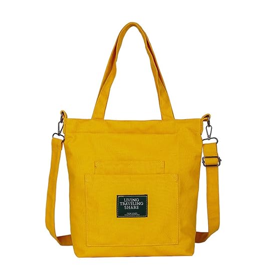 LMRYJQ Damen Vintage Canvas Handtasche Schultertasche Damenmode aus festem Canvas Crossbody Schultertasche große Tragetaschen
