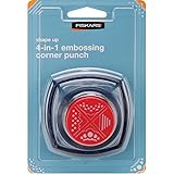Fiskars 4 in 1 Embossing Corner Punch, Shape Up