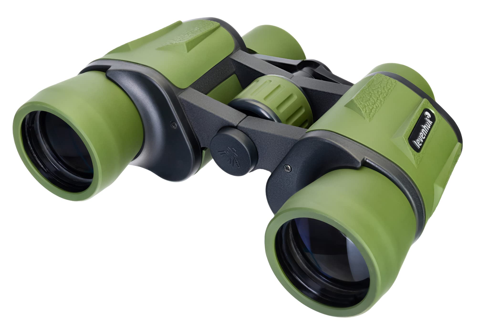 Levenhuk Travel 8x40 Reliable Field 8x Binoculars for Camping, Hunting and Bird Watching, Green Colour