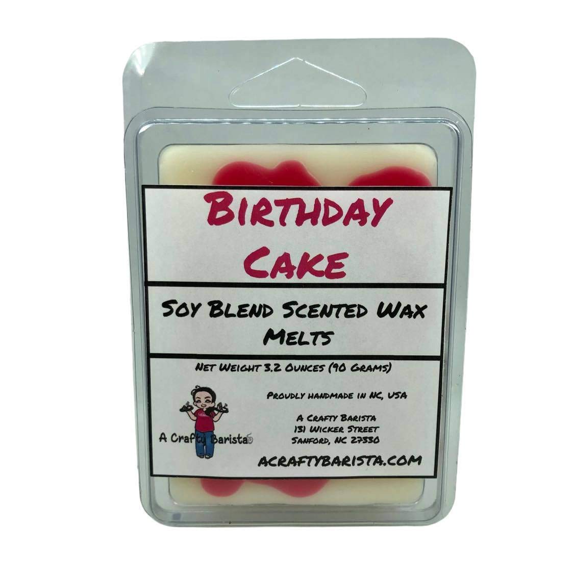 Birthday Cake Scented Wax Melts Home Décor Candles & Holders