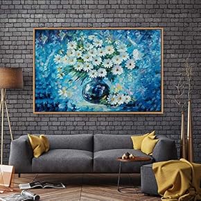 Floating Framed for Living Room Bedroom Bouquet for