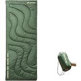 BISINNA Warm Weather Sleeping Bag Portable Lightweight Sleeping Bags | Ultralight Backpacking Sleeping Bags for Adult Kids Outdoor Hiking Camping